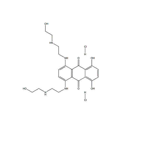 Mitoxantrone Hydrochloride CAS 70476-82-3 DHAQ DIHYDROCHLORIDE